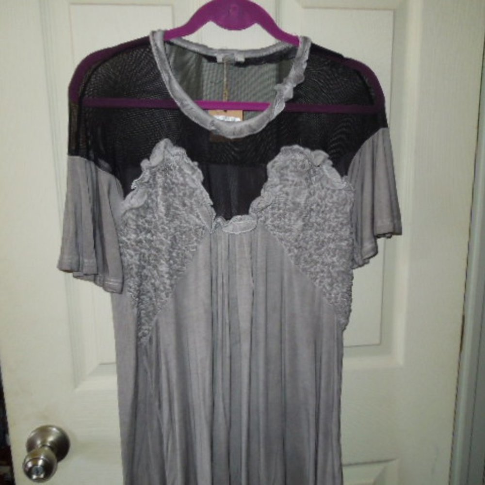 NWT POL Ruffled Tunic Small